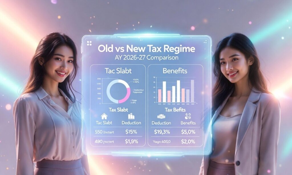 comparison of Old Vs New Tax Regime AY 2026 27