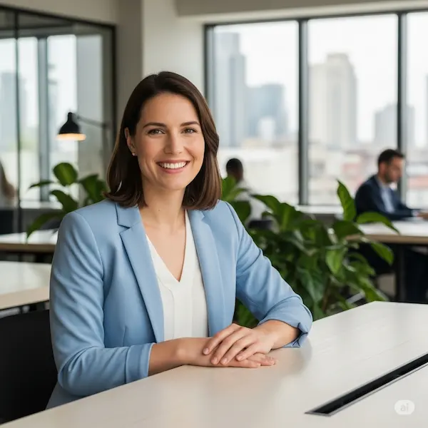 happy women smiling on    compliance of law