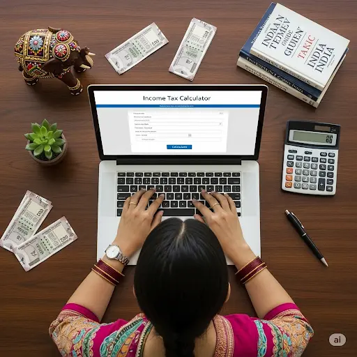 Income tax calculator tool for quick tax estimates