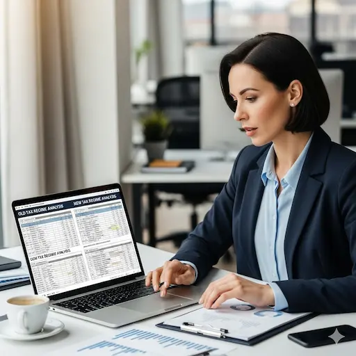 PROFESSIONAL ANALYSING THE OLD VS NEW TAX REGIME OF INCOME TAX