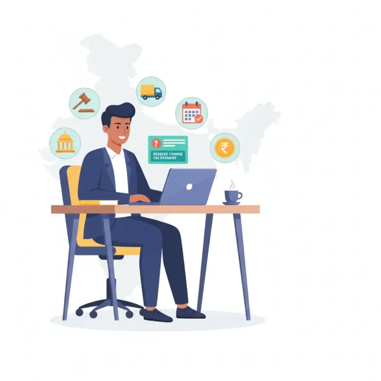 GST Reverse Charge (RCM) — Indian business paying GST in GSTR-3B via cash ledger (2025 guide)