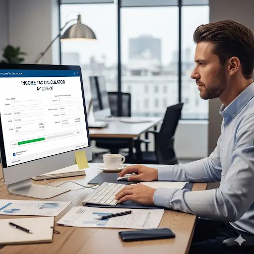 Income Tax Calculator AY 2026–27 free Excel download