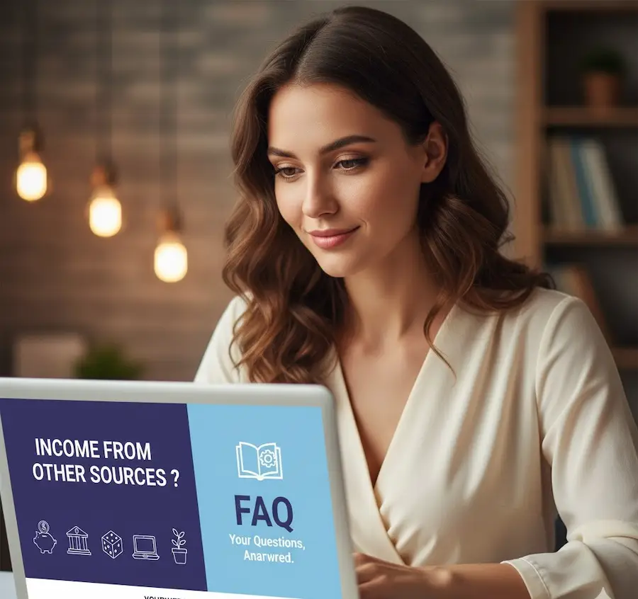 Professional is reading the FAQ on Income from other sources