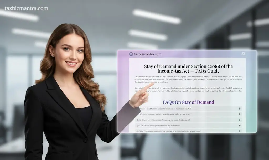 Section 220(6) stay of demand protecting taxpayers from income tax recovery