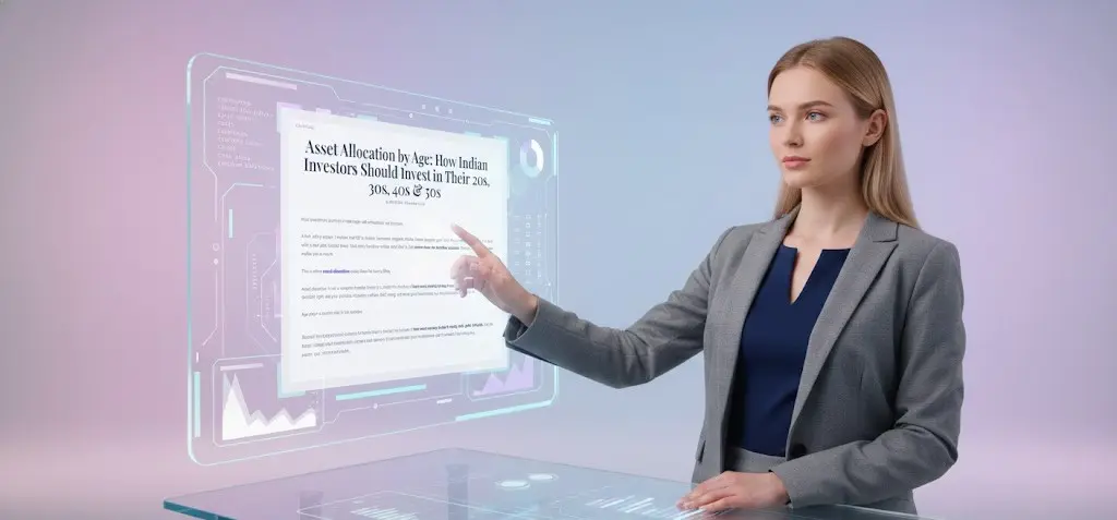 Asset allocation strategy based on age and life stage for Indian investors