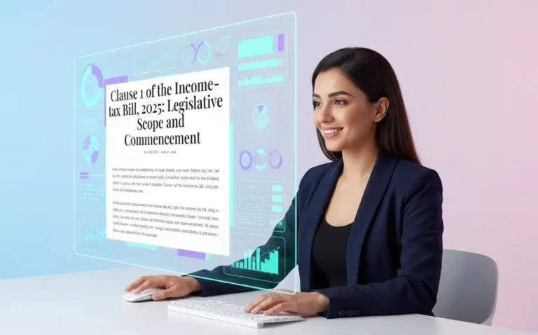 Professional reading commencement provisions under the Income-tax Bill, 2025