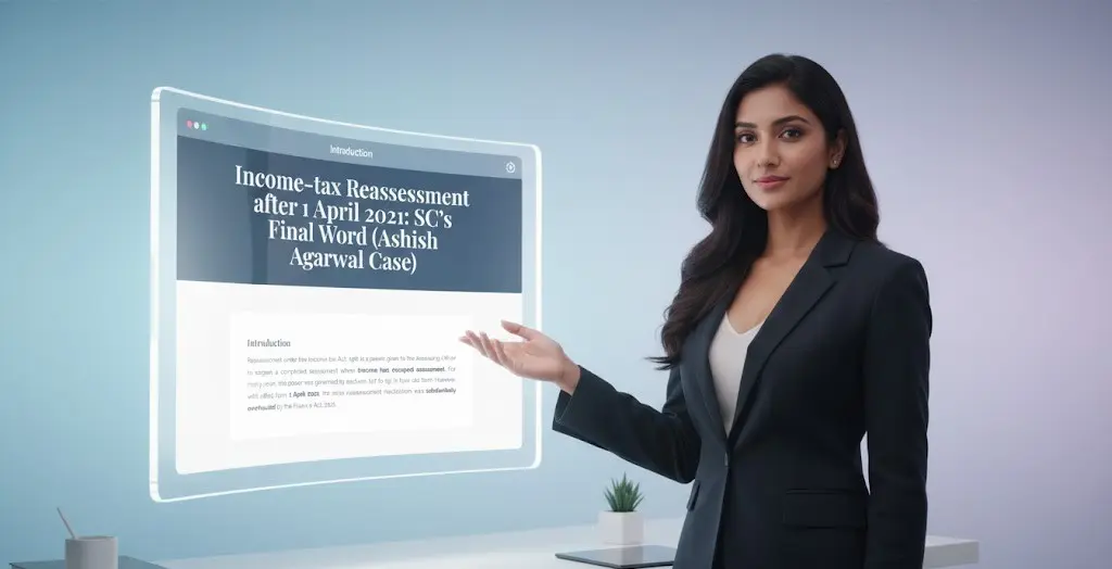 Income-tax reassessment after 1 April 2021 – Supreme Court’s final word explained”