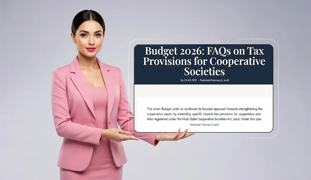 Budget 2026 FAQs on tax provisions for cooperative societies