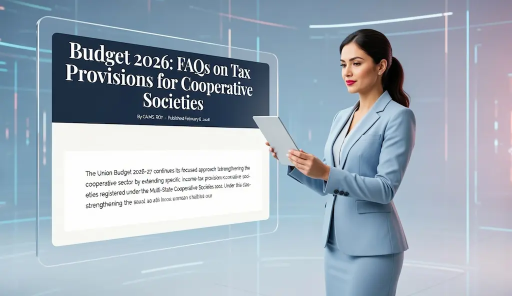 Cooperative societies tax amendments explained in Budget 2026 FAQs