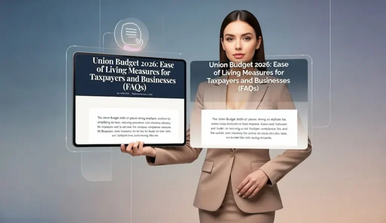 Union Budget 2026 Ease of Living FAQs for taxpayers and businesses