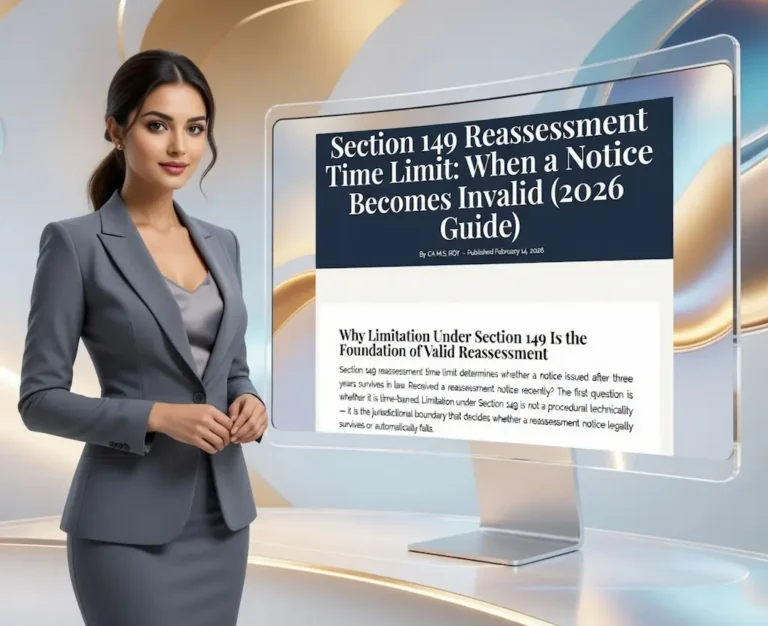 Section 149 reassessment time limit explained under Income Tax Act