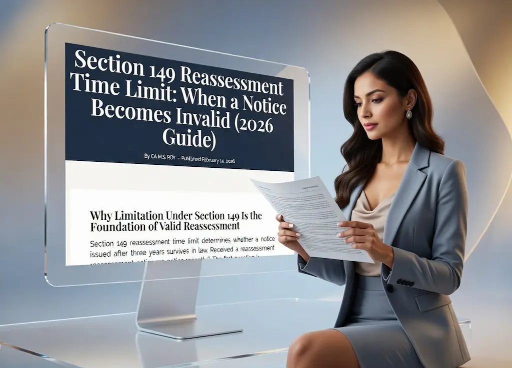 Section 149 Reassessment Time Limit income