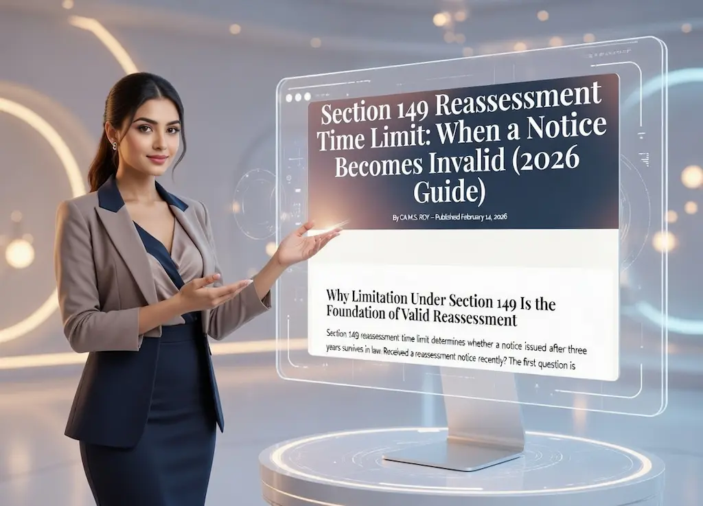 Section 149 Reassessment Time Limit rules