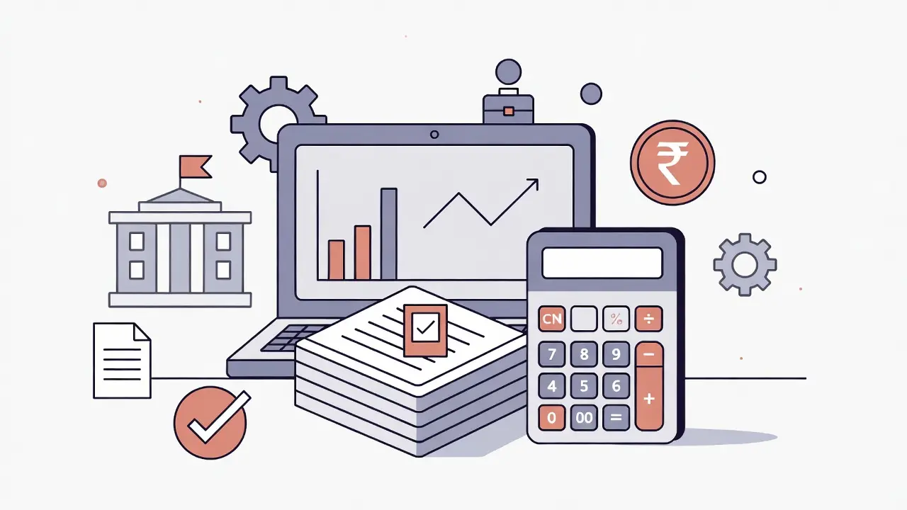 Budget 2026 key tax highlights and financial analysis illustration