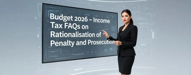 Budget 2026 Income-tax FAQs on rationalisation of penalty and prosecution