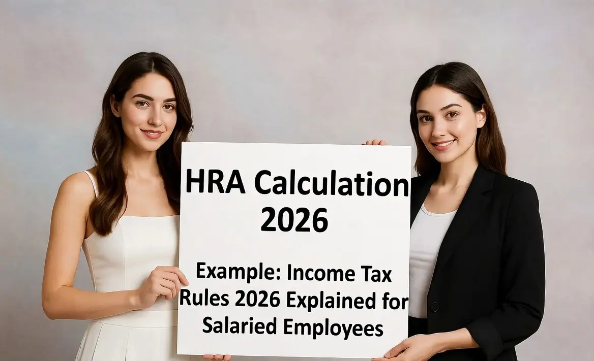 HRA calculation 2026 explained with example for salaried employees