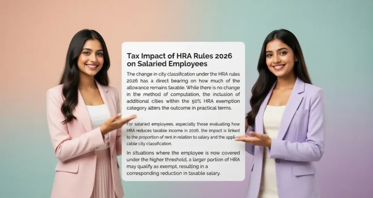 income tax rules 2026 impact on HRA and salary tax savings explained