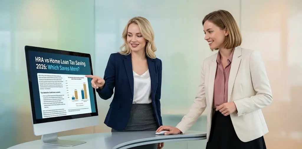 HRA vs home loan tax saving 2026 explained with salary and tax comparison chart