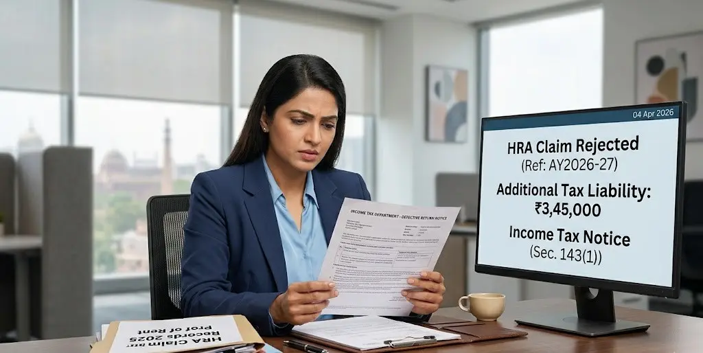 income tax notice HRA claim verification documents 2026 India
