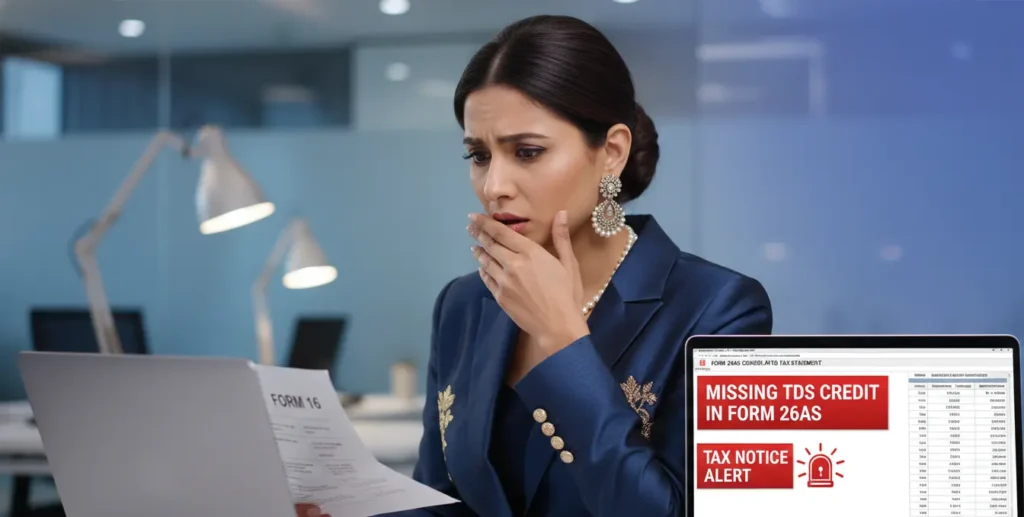 tds credit missing in form 26AS