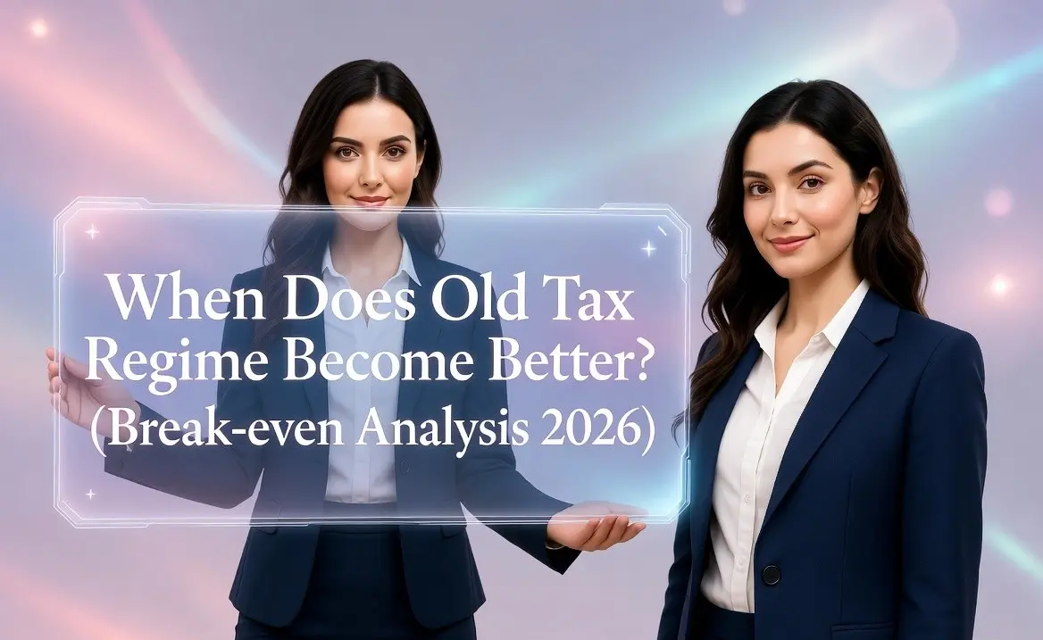 when does old tax regime become better break-even deduction analysis 2026 explained