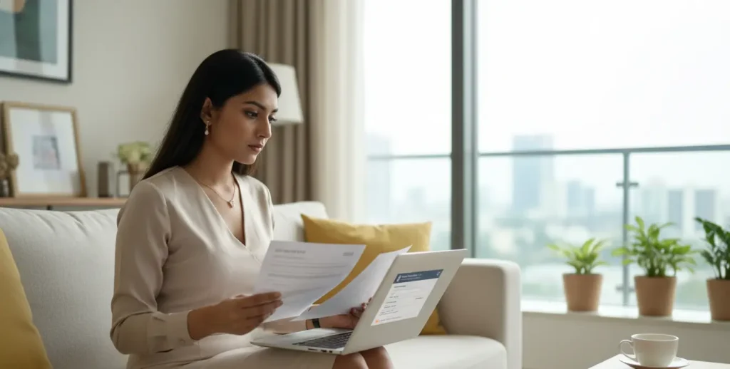 Professional salaried employee checking ITR filing due dates and tax forms for AY 2026-27