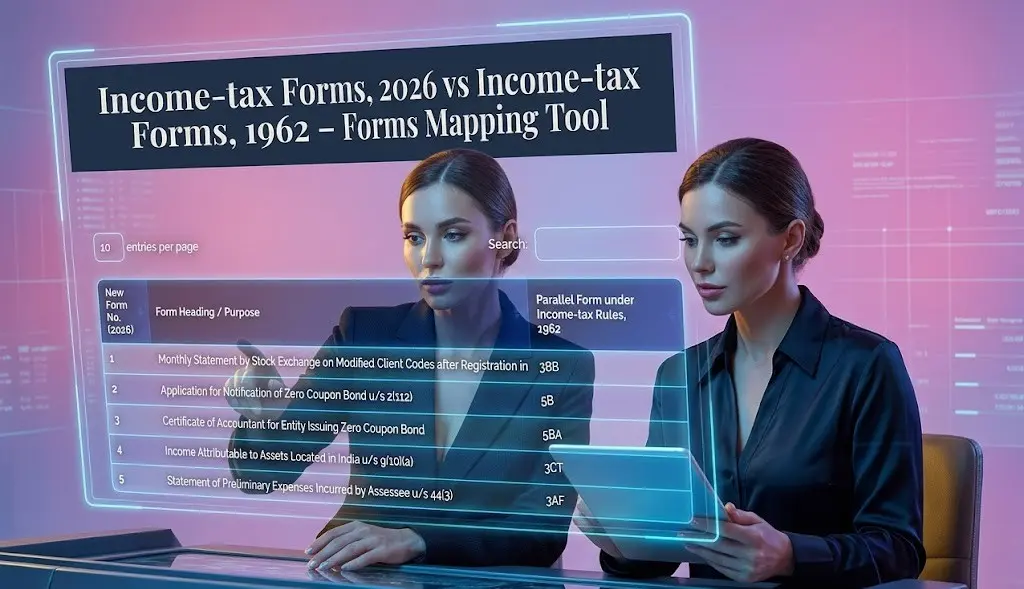 Search Income tax Forms 2026 vs Income tax Forms 1962 Mapping