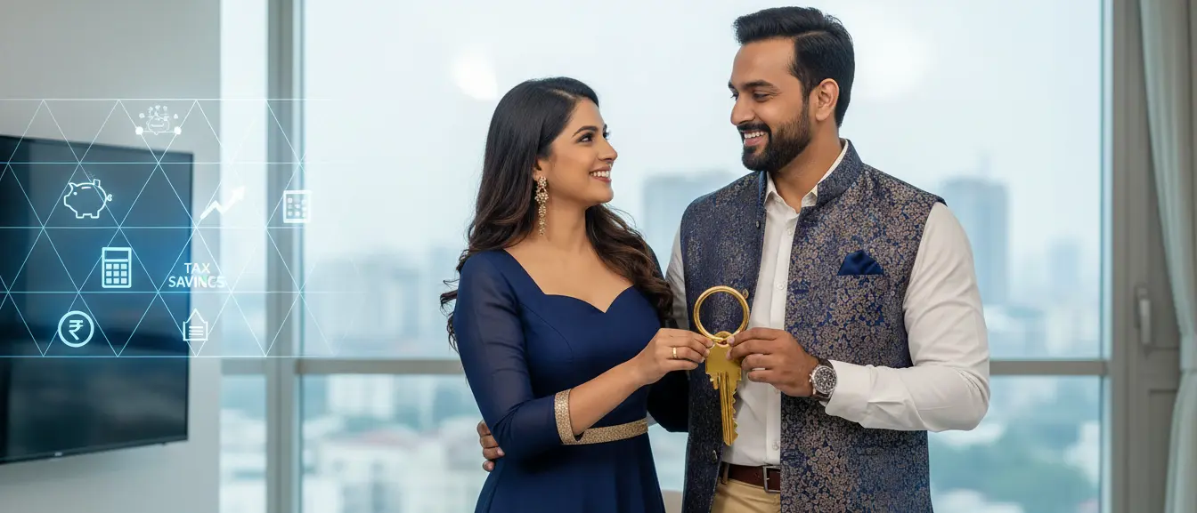 Indian homebuyers calculating hidden property registration and stamp duty costs in India