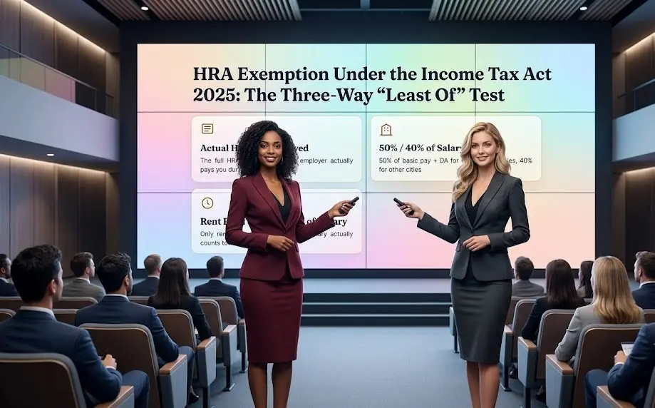 HRA exemption under Income Tax Act 2025