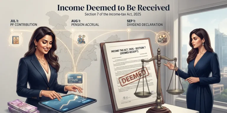Income deemed to accrue or arise in India under Income Tax Act 2025