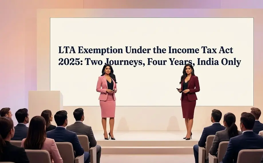 LTA exemption under Income Tax Act 2025