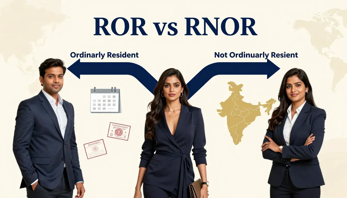 ROR vs RNOR residential status under Section 6 of Income Tax Act 2025