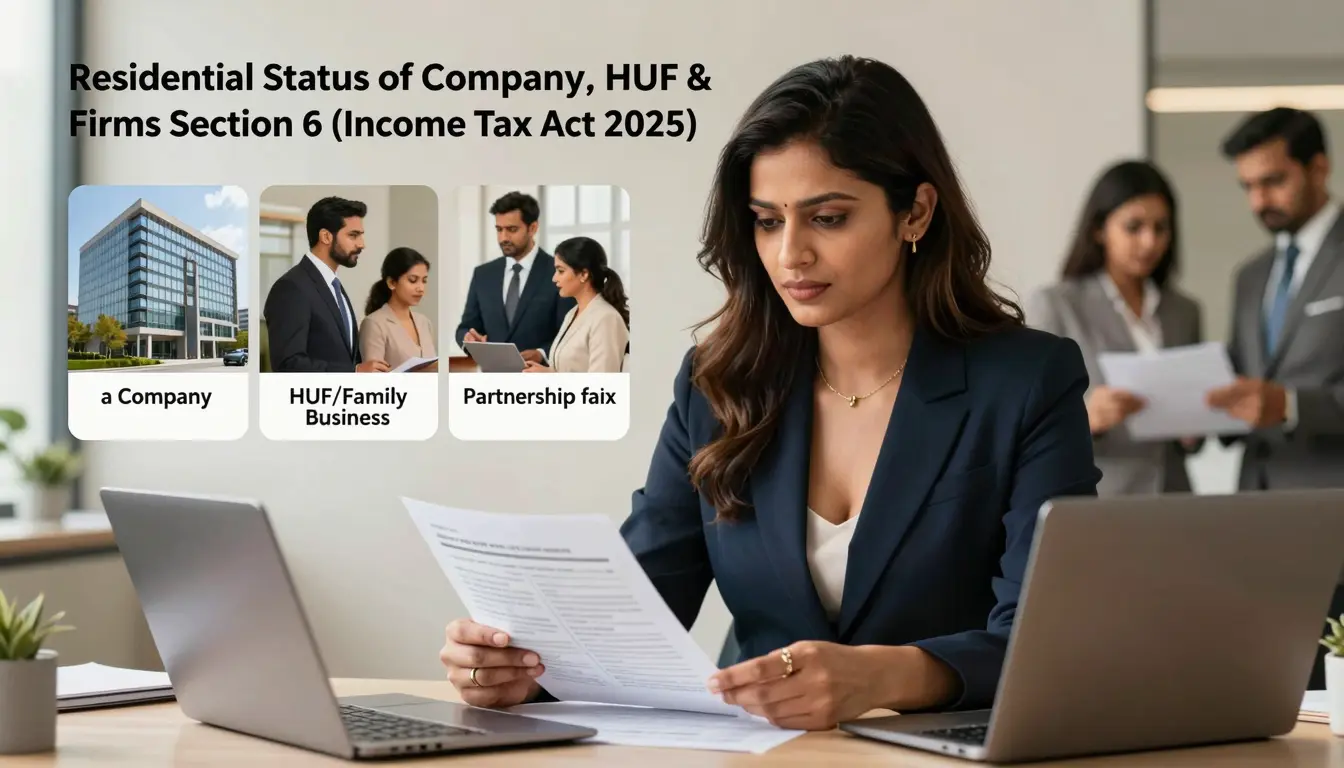 Residential status of a company under Section 6 of the Income Tax Act 2025