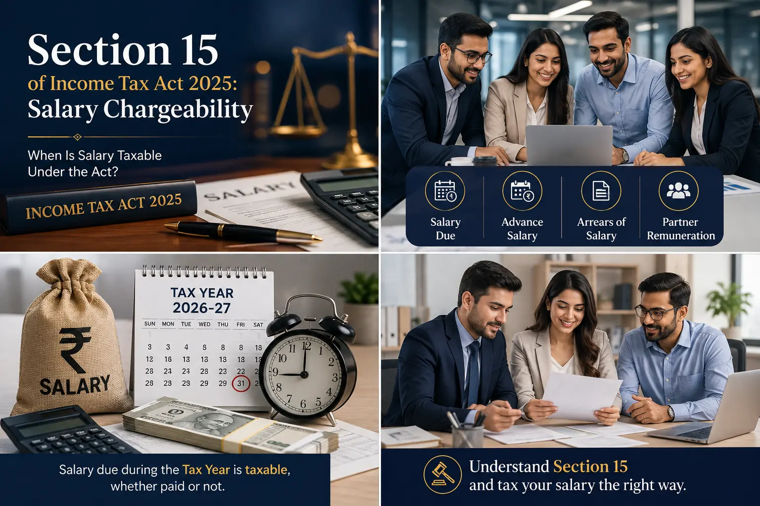 Section 15 Income Tax Act 2025 – taxability and chargeability of salary income