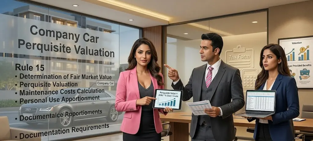 Company car perquisite valuation under Rule 15