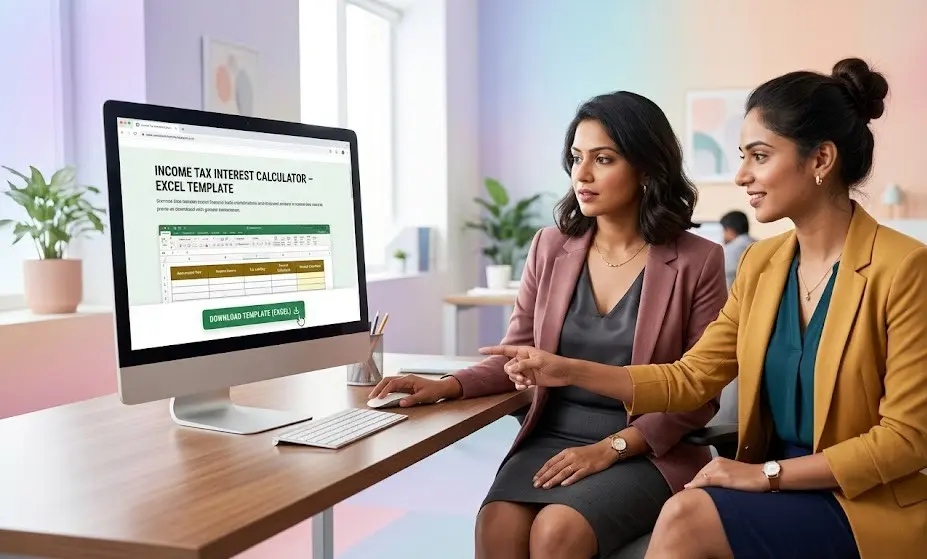 Download Income Tax Interest Calculator Excel Template