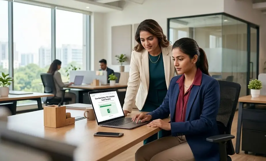 Download Salary TDS Calculator Excel Template for Tax Year 2026-27