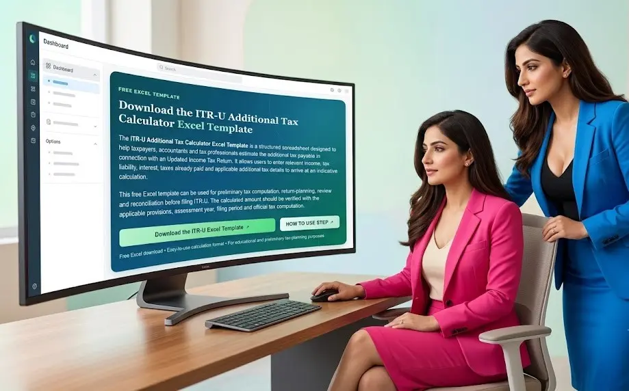 Download the ITR-U Additional Tax Calculator Excel Template Download the ITR-U Additional Tax Calculator Excel Template
