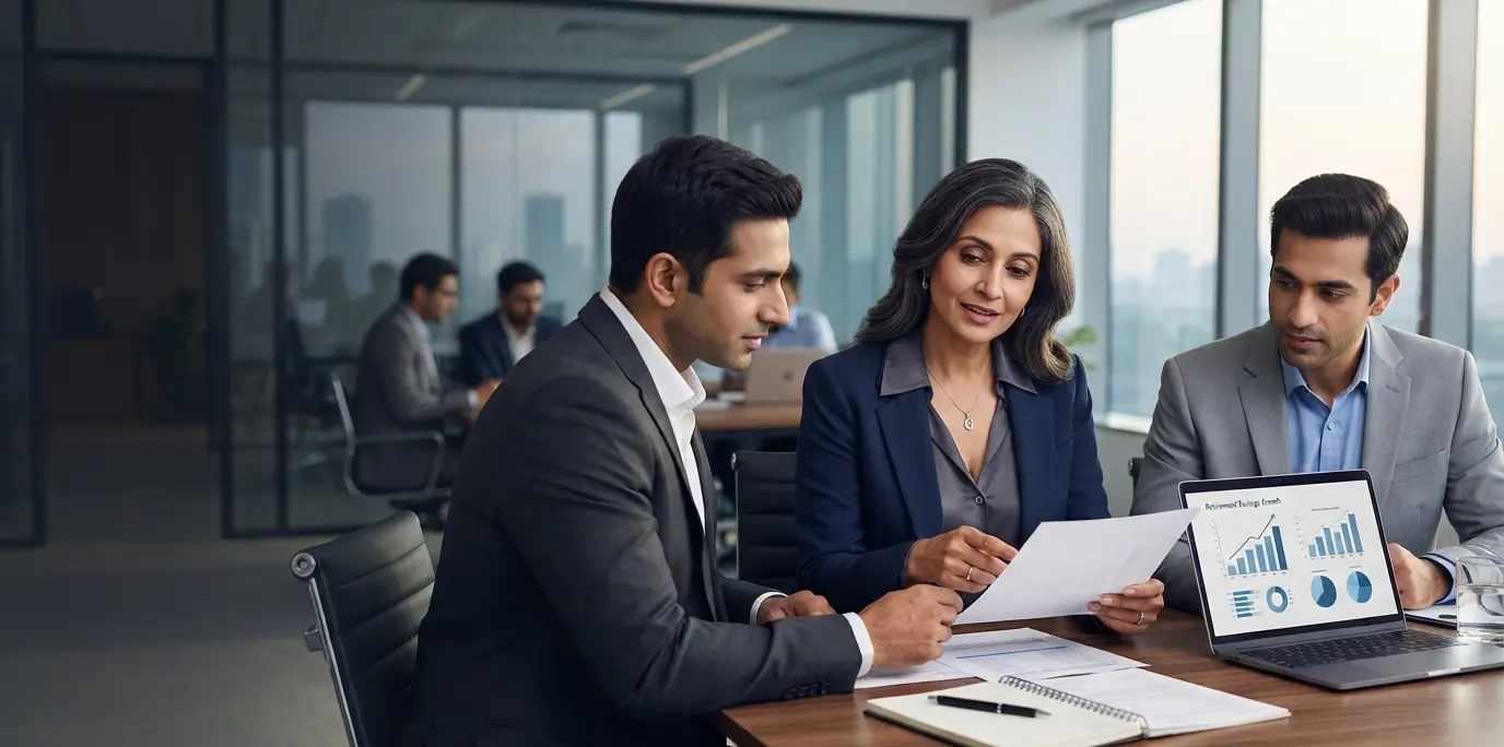 Corporate employee reviewing employer retirement fund contributions and perquisite taxation under Income-tax Act 2025