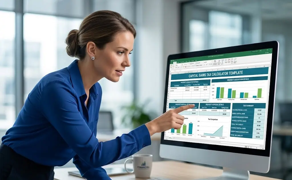 How to use the Capital Gains Tax Excel Template