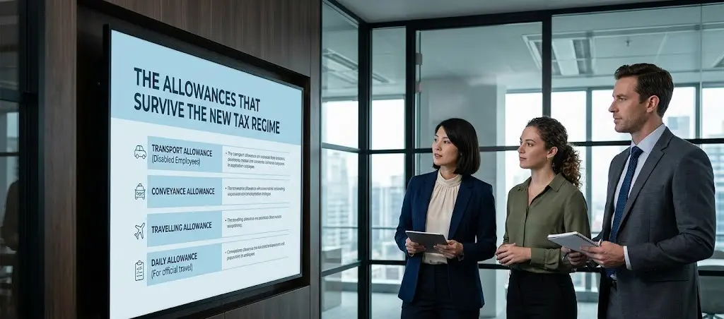 Salary allowances exempt under the new tax regime