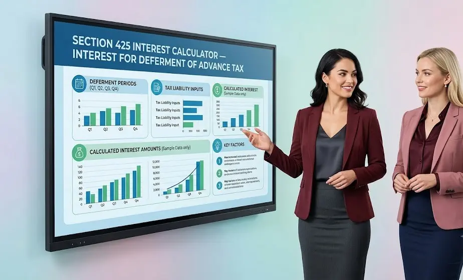 Section 425 Interest Calculator for deferment of advance tax