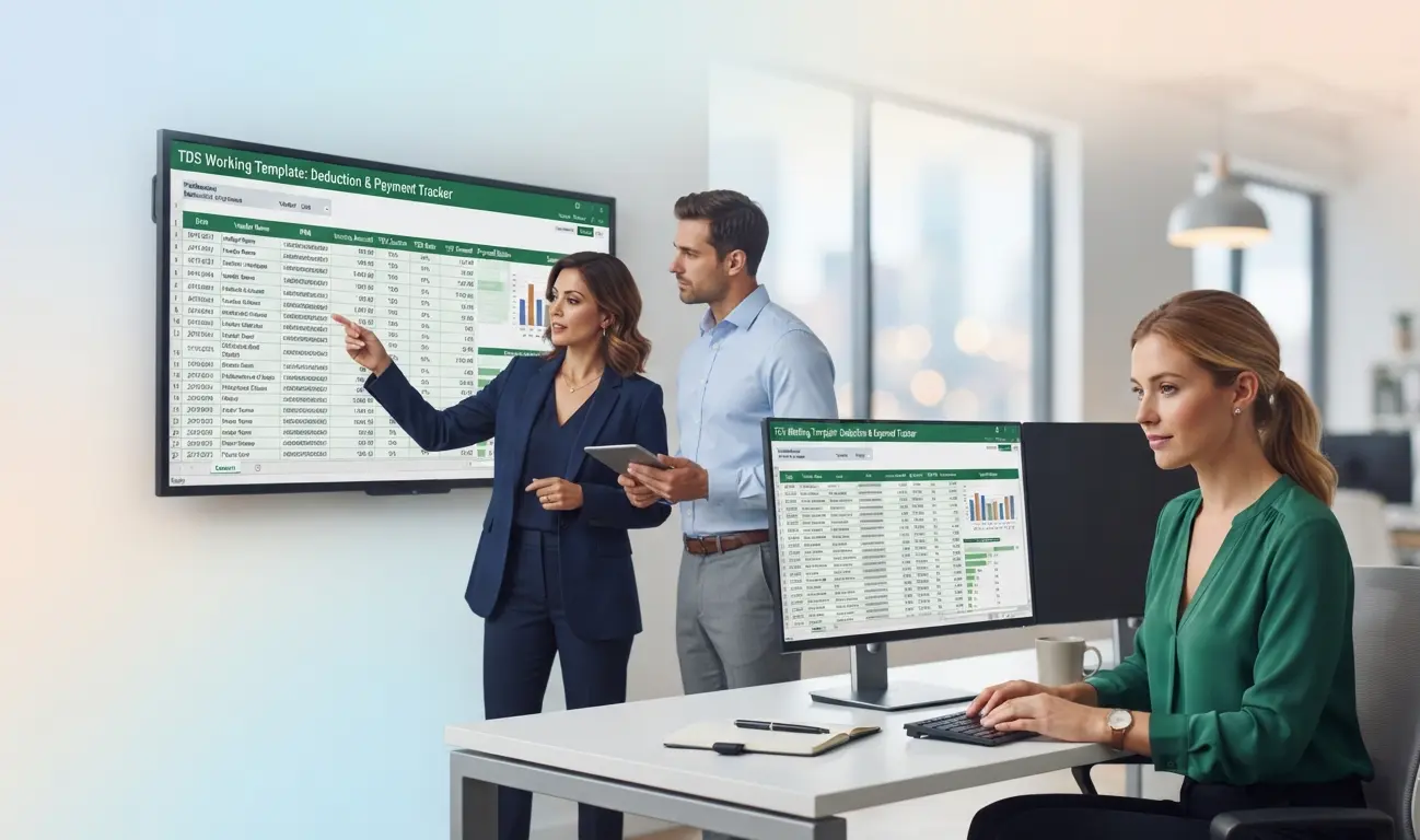 TDS Working Excel Template