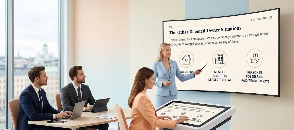 Other deemed owner situations under Income Tax Act 2025 for house property taxation