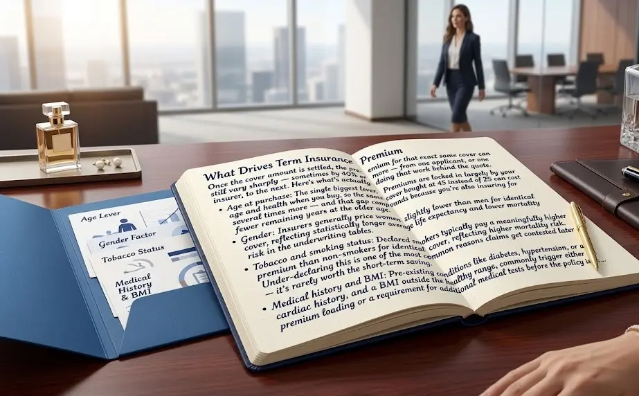 What drives term insurance premium: key factors affecting term insurance costs