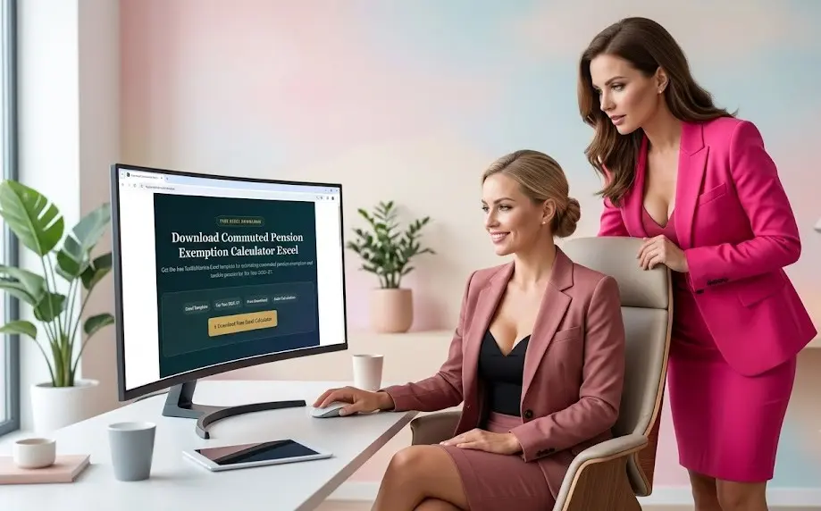 Download Commuted Pension Exemption Calculator Excel template