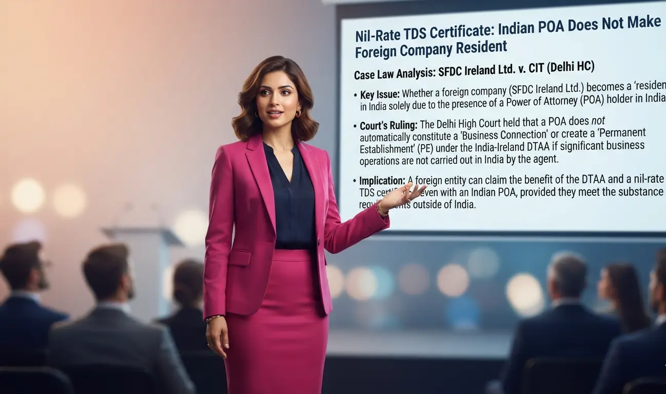 Nil-rate TDS certificate for foreign company – Delhi High Court ruling